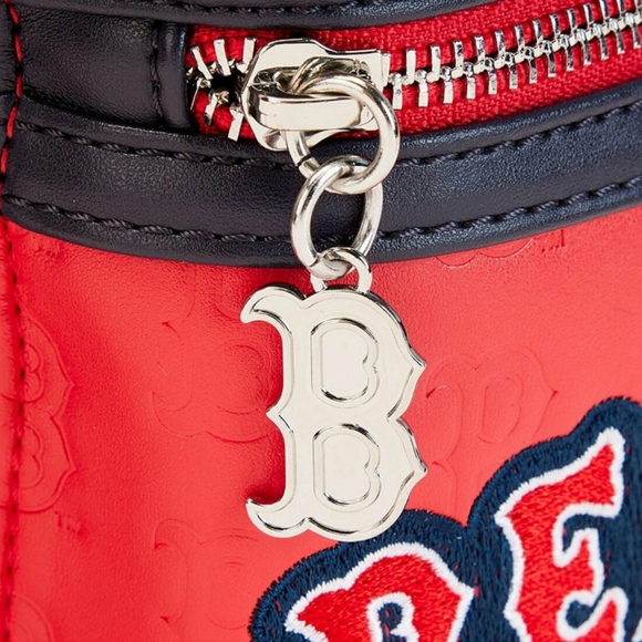 NWT Boston Red Sox Loungefly Officially Licensed Backpack Chenille Applique - Picture 5 of 5